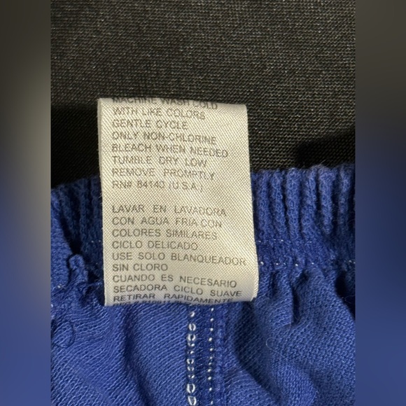 Blue Infant Suspender Shorts with Stitched Golf Clubs. 3 - 6 months. - Picture 4 of 4